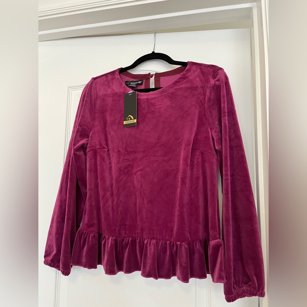 Jordache Women’s Peplum Top - S